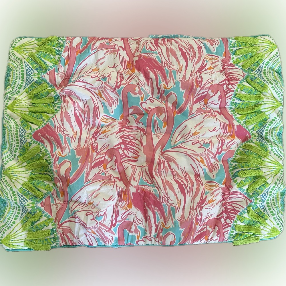 Lilly Pulitzer from pottery barn teen pink colony  Sham